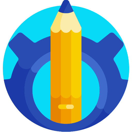 Pencil edit mechanism configuration icon