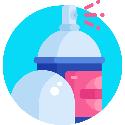 Spray paint interface paint graffiti icon