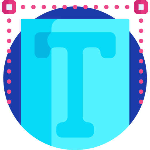 Font letter t text text tool icon