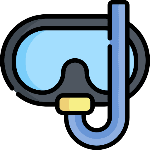Snorkel snorkeling diving mask dive icon