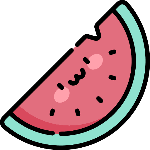 Watermelon fruit healthy food food and restaurant icon