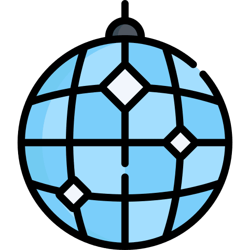 Disco ball disco club party icon