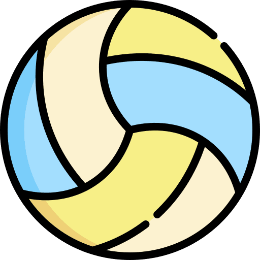 Volleyball sports and competition volleyball team icon