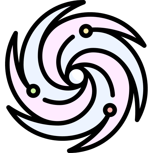 Galaxy universe space galaxy icon