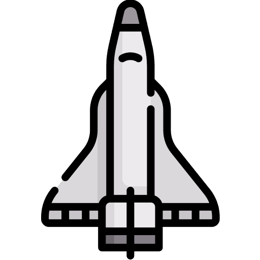 Space ship rocket space ship launch launch icon