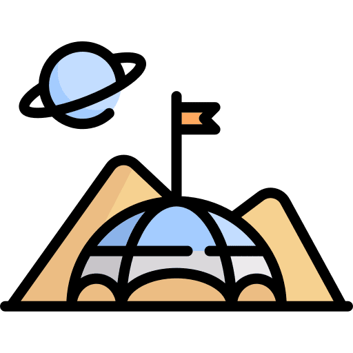 Observatory galaxy miscellaneous buildings icon