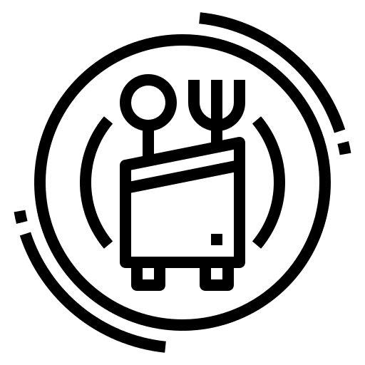 Cutlery fork plate cutlery icon