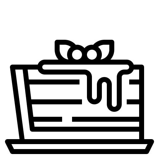 Dessert slice cake slice cake icon