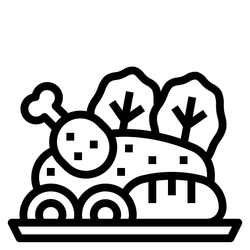 Chicken turkey leg chicken leg chicken icon