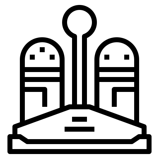 Salt and pepper cook spices cooking icon