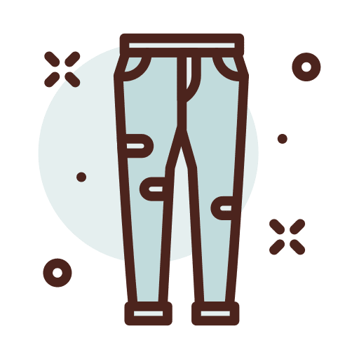 Jeans garment trousers jeans icon