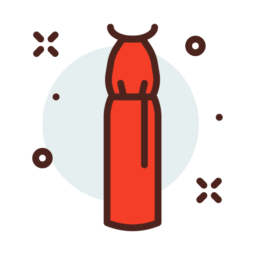 Evening dress garment dress evening dress icon