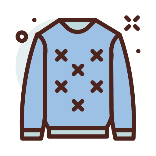 Sweater pullover sweater clothes icon