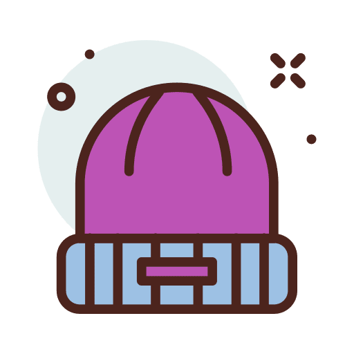 Beanie clothes accessory winter hat icon