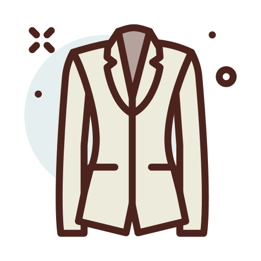 Blazer femenine elegant clothes icon