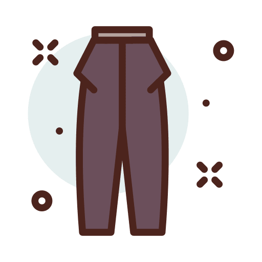Pants fashion garment jeans icon