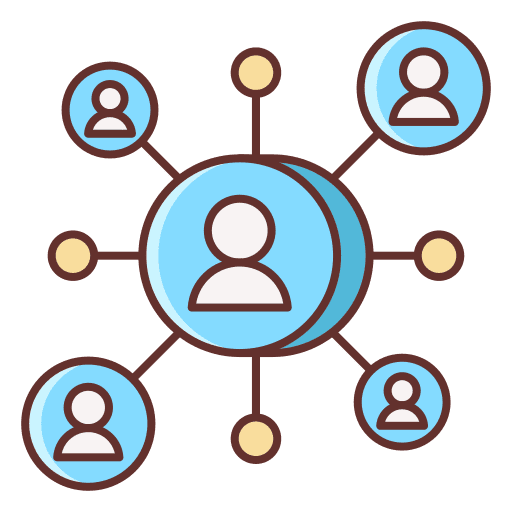 Social reach world viral social reach icon