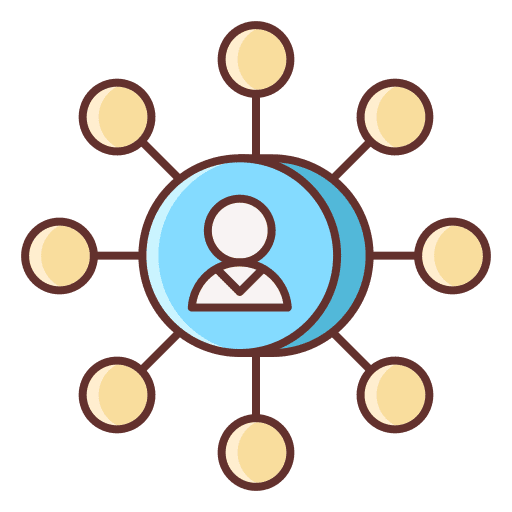 Affiliate marketing megaphone announcement distribution icon