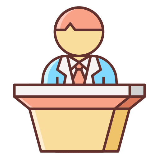 Ambassador brand man ambassador icon