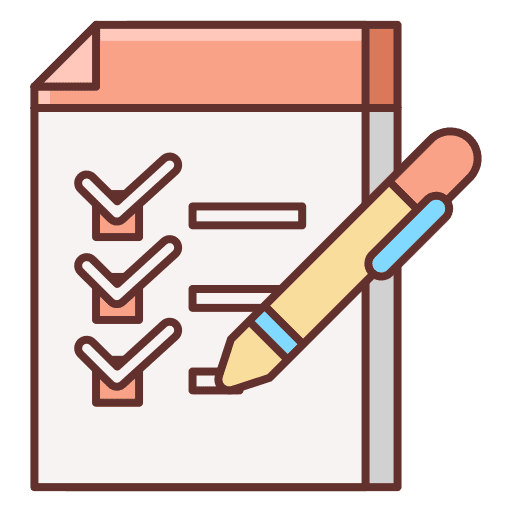 Briefing document files and folders design icon