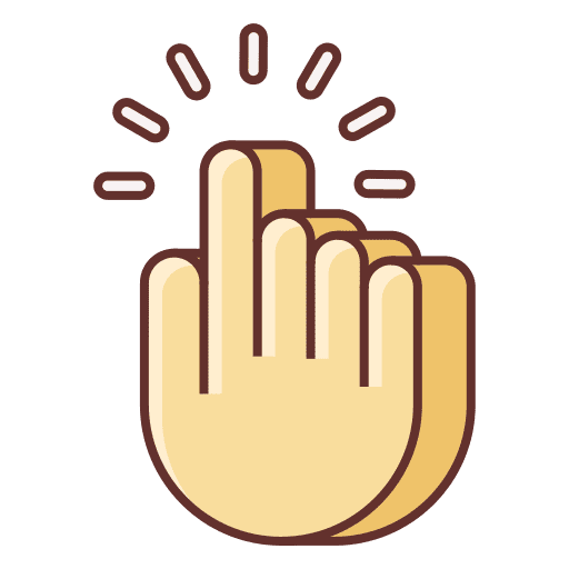 Cost per click seo and web finger click here icon