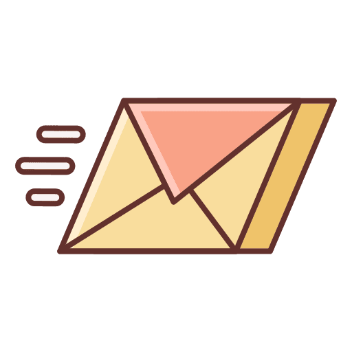 Email interface envelope message icon