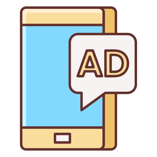 Influencer ad influencer advertising icon