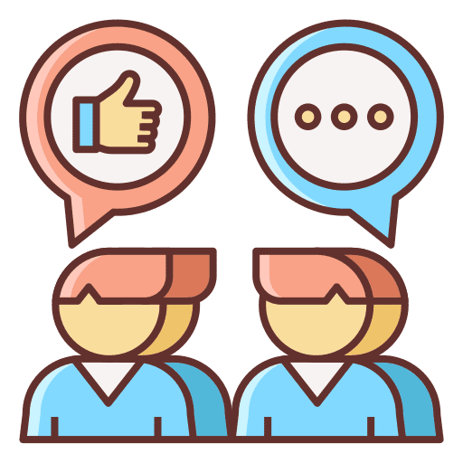 Influencer communications collaboration influencer icon