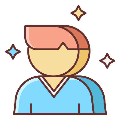 Influencer people professions and jobs vlogger icon