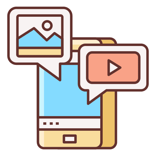 Content music seo and web pictures icon