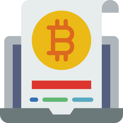 Bitcoin wallet business currency icon