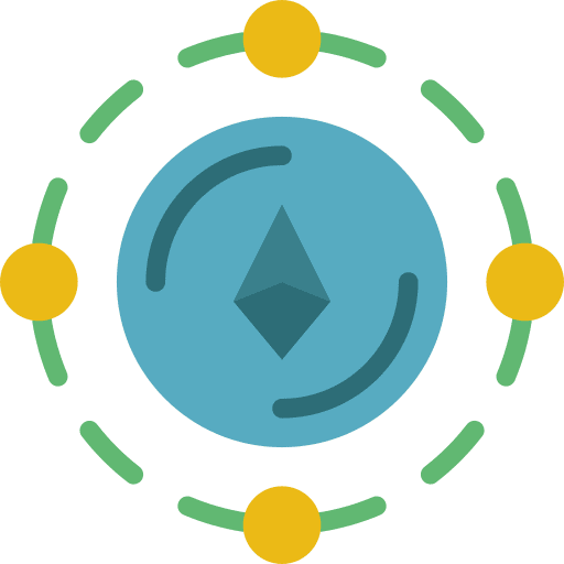 Ethereum link finance money icon