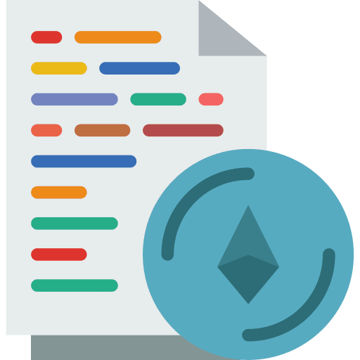 Ethereum online banking certificate file icon