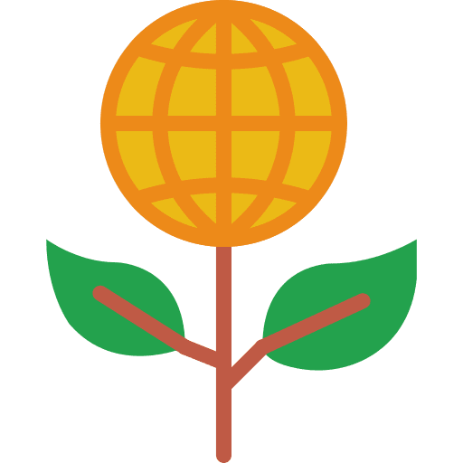 Ecology leaves ecology and environment ecologic icon