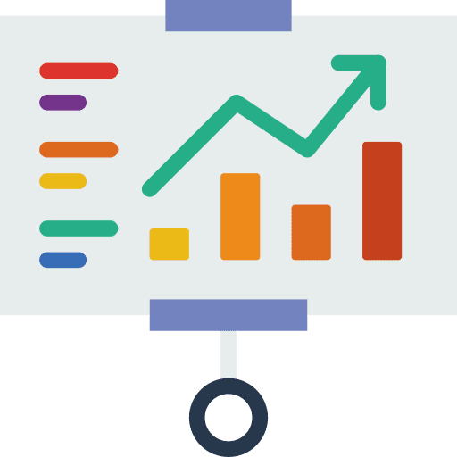Economics economic education presentation icon
