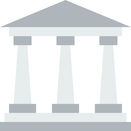 University architecture and city university monuments icon