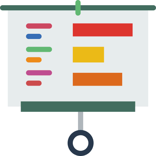 Economics education bar chart economics icon