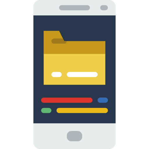 Folder electronics files and folders technology icon