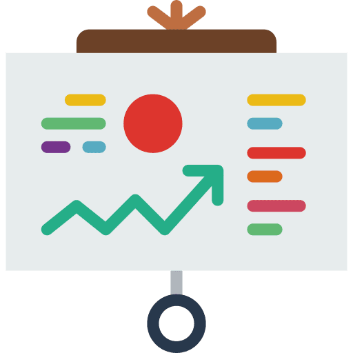 Mathematics presentation education class icon