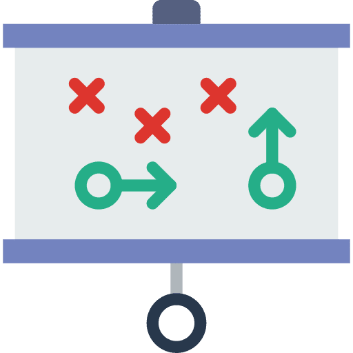 Strategy business and finance sport sports and competition icon