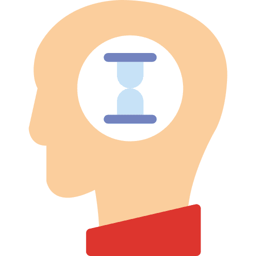 Thinking time efficiency dedication icon