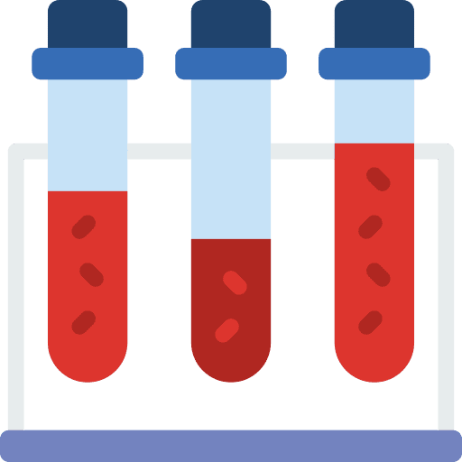 Blood sample health healthcare and medical research icon