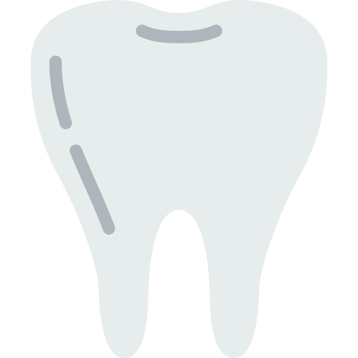Healthy tooth bright healthcare and medical healthy tooth icon