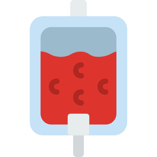 Blood transfusion healthcare and medical surgery health care icon