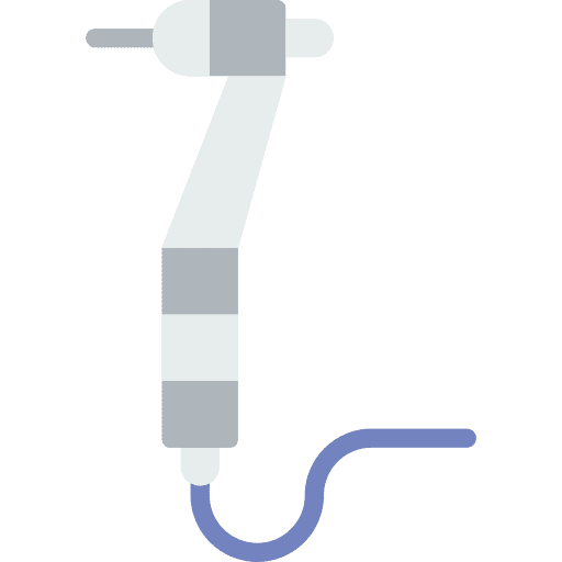 Dental drill tools and utensils teeth dental drill icon