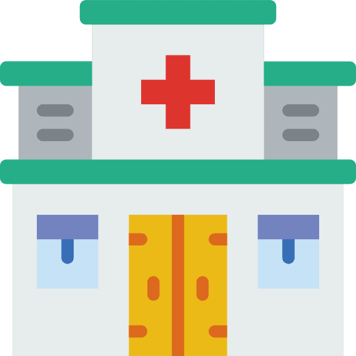 Hospital health hospital urban icon