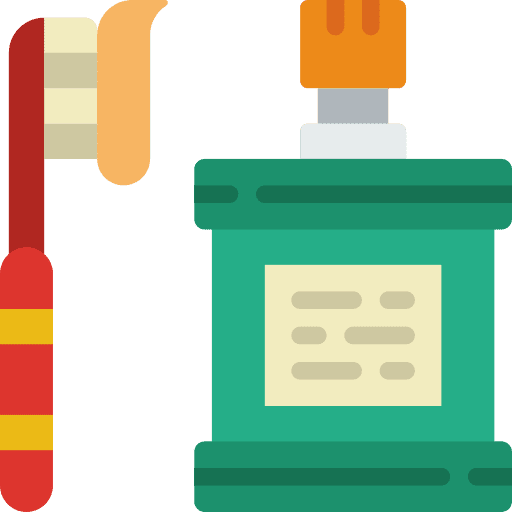 Mouthwash mouthwash glass healthcare and medical icon