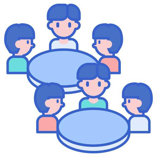 Banquet meeting banquet people icon