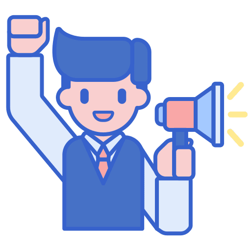 Promoter bow tie promoter advocacy icon