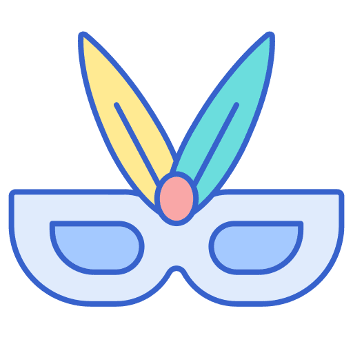 Mask celebration carnival mask mask icon